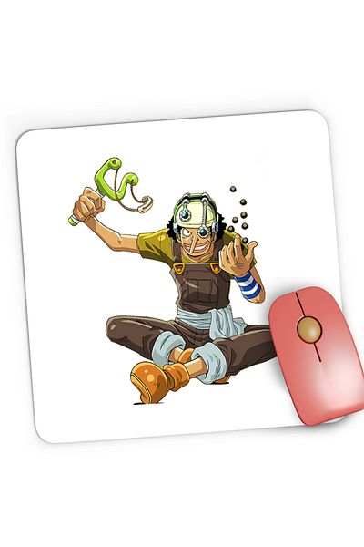 OEM Mousepad Gaming One Piece Usopp Art Prastie Anime, 21x19 cm