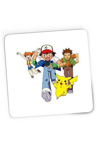 OEM Mousepad Gaming Pokemon Ash Brook Card Sword, 21x19 cm