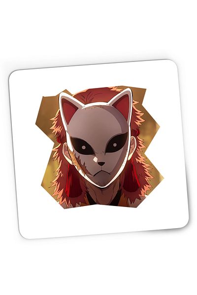 OEM Mousepad Gaming Demon Slayer Sabito Samurai Anime Manga, 21x19 cm