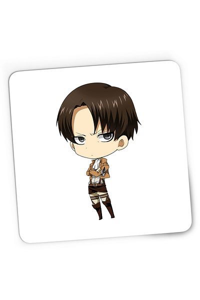 OEM Mousepad Gaming Attack on Titan Captain Levi Ackerman AOT Anime, 21x19 cm