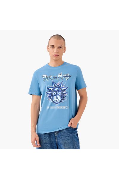 SP Characters Rick and Morty Print Regular Fit T-shirt