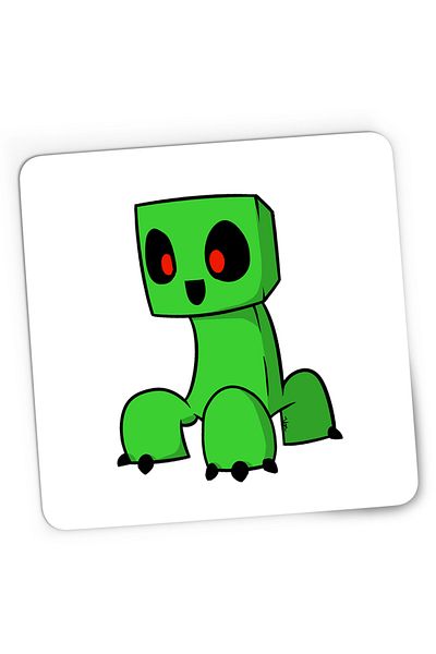 OEM Mousepad Gaming Cute Creeper Minecraft, 21x19 cm