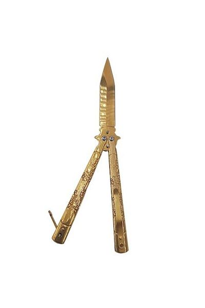 dalimag Cuțit fluture, Dalimag, 22 cm, auriu
