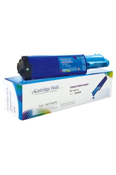 CARTRIDGE WEB Toner Cartridge Web Cyan Dell 3010 zamiennik 593-10155