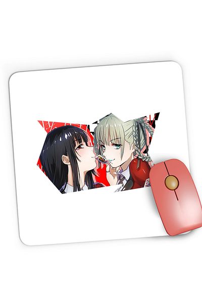 OEM Mousepad Gaming Kakegurui Runa Yumeko Poker Anime, 21x19 cm
