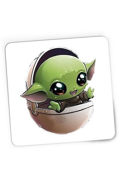 OEM Mousepad Gaming Baby Yoda Cos, Star Wars, Mandalorian, 21x19 cm