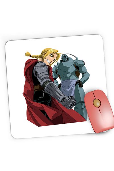 OEM Mousepad Gaming Fullmetal Alchemist Amestris Edward Alphonse, 21x19 cm
