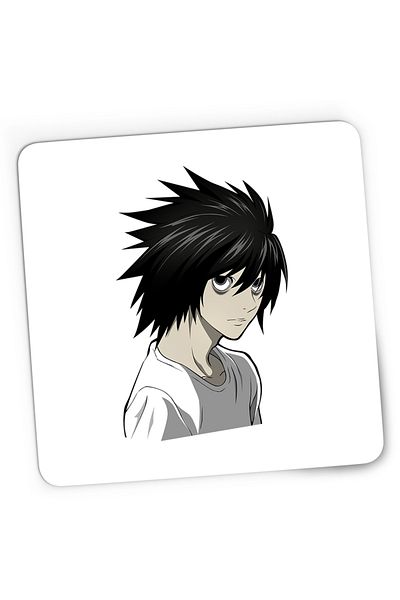 OEM Mousepad Gaming L Detective Death Note Craciun Love Gift Anime, 21x19 cm