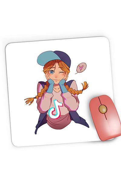 OEM Mousepad Gaming Dead by Daylight Meg Tiktok Horror, 21x19 cm