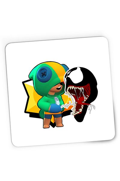 OEM Mousepad Gaming Venom Brawl Stars Leon Epic Fight, 21x19 cm