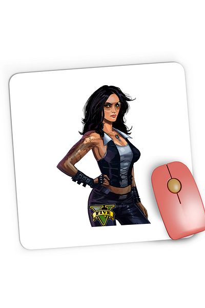 OEM Mousepad Gaming Gangster Women GTA, 21x19 cm