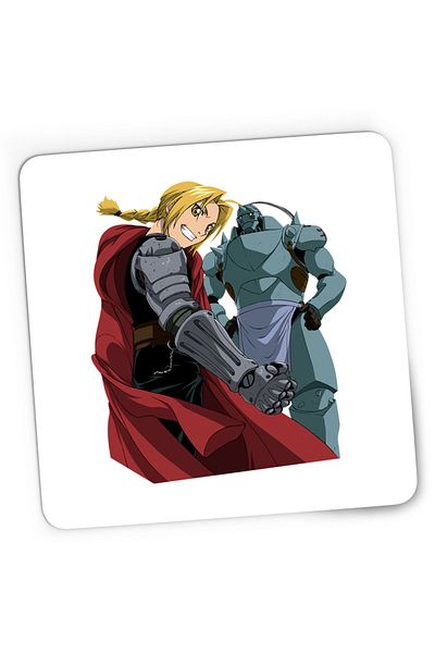 OEM Mousepad Gaming Fullmetal Alchemist Amestris Edward Alphonse, 21x19 cm