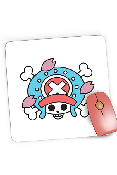 OEM Mousepad Gaming One Piece Tony Tony Chopper Flag Logo Sigil, 21x19 cm