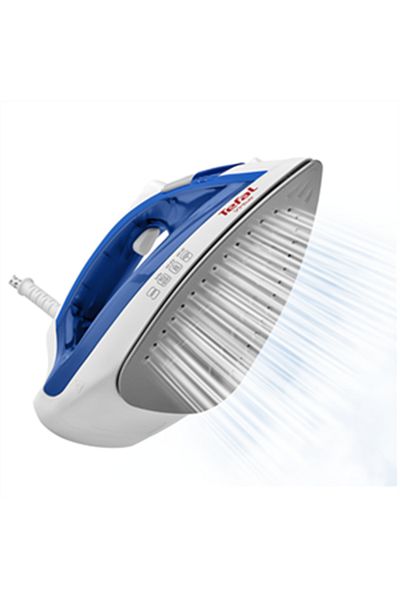 TEFAL | FV1711 Virtuo | Fier de călcat cu abur | Abur continuu 24 g/min | Debit de abur 80 g/min | Albastru