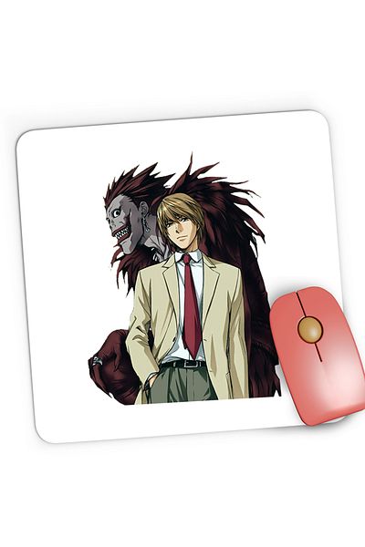 OEM Mousepad Gaming Death Note Light Yagami Takeshi Obata Anime, 21x19 cm
