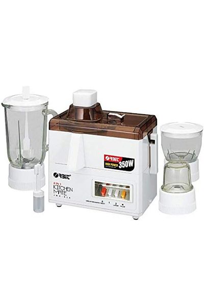 Orbit 4 in 1 Kitchen Mate Juicer Countertop Blender - JMG-01A, White