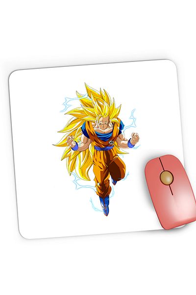 OEM Mousepad Gaming Dragon Ball Z Goku Hacker Youtuber, 21x19 cm
