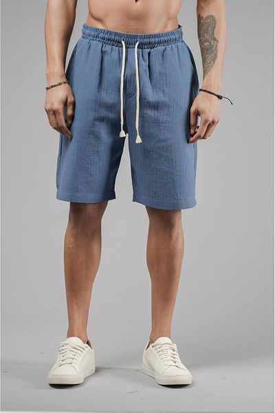 king brich Regular Fit Men's Muslin Shorts