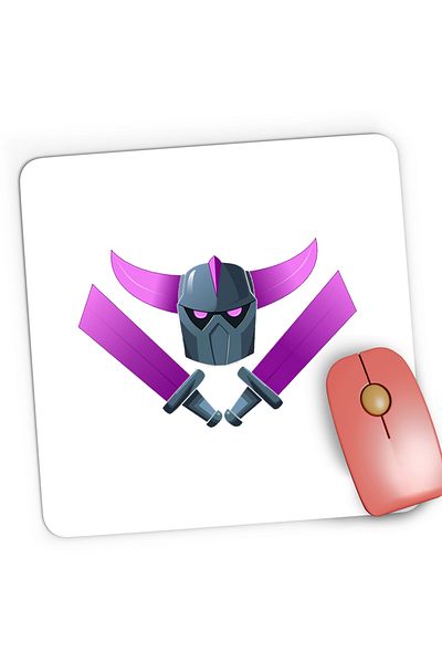 OEM Mousepad Gaming Pekka Minecraft Clash Royale Clans, 21x19 cm