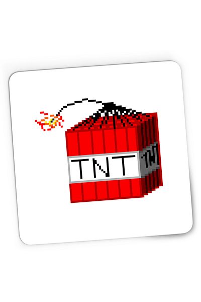 OEM Mousepad Gaming Minecraft TNT, 21x19 cm