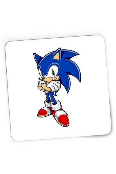 OEM Mousepad Gaming Sonic Hedgedog Atlet Sprint Runner, 21x19 cm