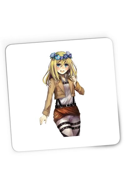 OEM Mousepad Gaming Attack on Titan Historia Reiss AOT Anime Manga, 21x19 cm