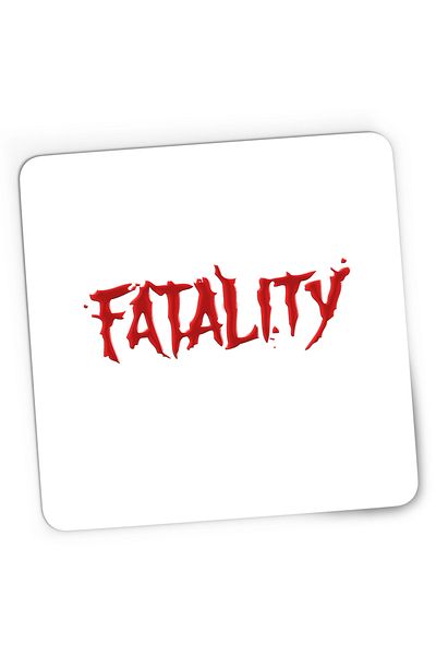 OEM Mousepad Gaming Mortal Kombat Fatality Ultimate Trilogy Logo, 21x19 cm