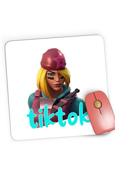 OEM Mousepad Gaming Skully Fortnite Tik Tok Skin, 21x19 cm