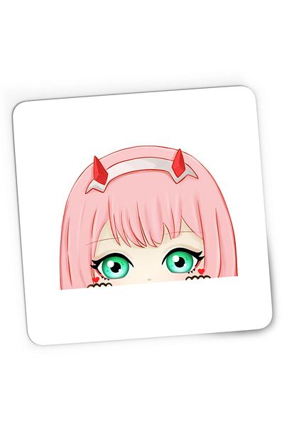 OEM Mousepad Gaming Zero Two Darling in the FranXX Chibi Anime, 21x19 cm