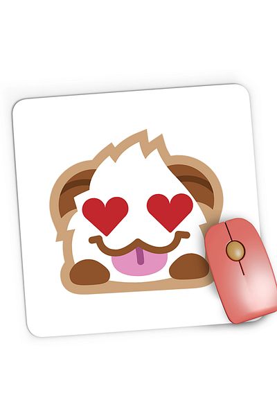 OEM Mousepad Gaming League of Legends LoL Discord Emoji, 21x19 cm