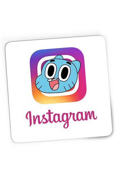 OEM Mousepad Gaming Gumball Bebe Instagram Creator Insta Story, 21x19 cm