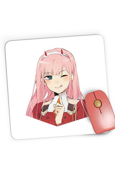 OEM Mousepad Gaming Android Robot Human Klaxo Zero Two, 21x19 cm