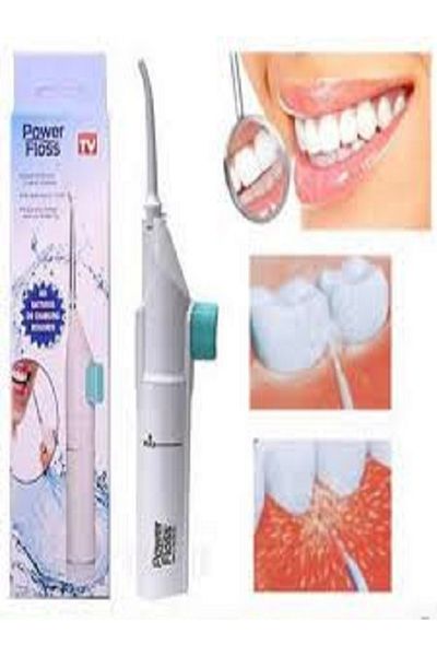 Generic Portable Electric Water Flosser Dental Flosser, Toothpick Holders Without Batteries (White)