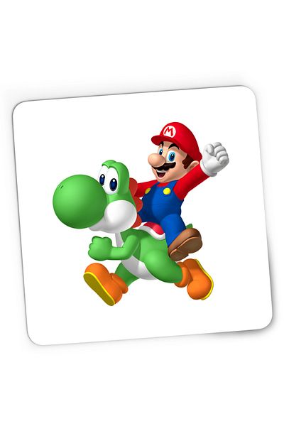 OEM Mousepad Gaming Mario Yoshi Super Game Hero, 21x19 cm