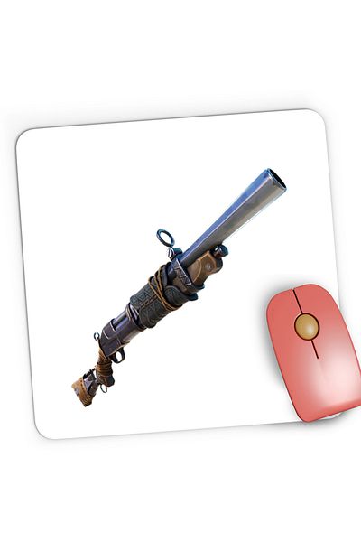 OEM Mousepad Gaming Fortnite Makeshift Shotgun Weapon, 21x19 cm