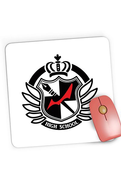 OEM Mousepad Gaming Killing School Life Logo Danganronpa, 21x19 cm
