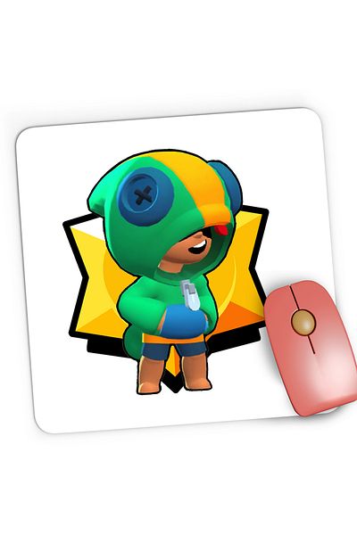 OEM Mousepad Gaming Leon Brawl Stars Fortnite, 21x19 cm