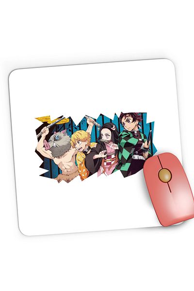 OEM Mousepad Gaming Demon Slayer Poster Desene Anime, 21x19 cm