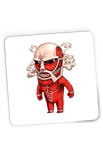 OEM Mousepad Gaming Attack on Titan Anime Manga Creeper Horror, 21x19 cm