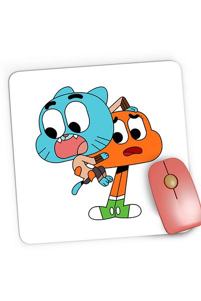 OEM Mousepad Gaming Amazing World of Gumball Darwin, 21x19 cm