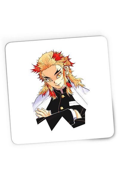 OEM Mousepad Gaming Demon Slayer Kyojuro Rengoku Cool, 21x19 cm