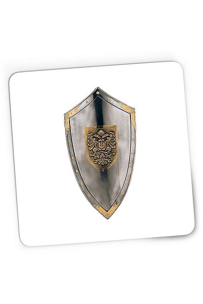 OEM Mousepad Gaming Age of Empires Scut Metal Armura Shield, 21x19 cm