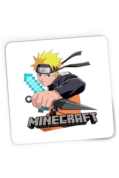 OEM Mousepad Gaming Naruto Minecraft Creator Kunai Diamond Sword, 21x19 cm
