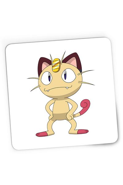 OEM Mousepad Gaming Pokemon Pisica Cat Meow Sword, 21x19 cm