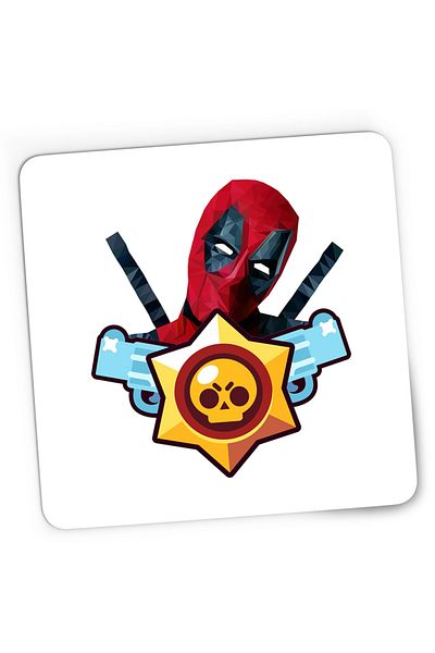 OEM Mousepad Gaming Deadpool Brawl Stars Legend Player, 21x19 cm