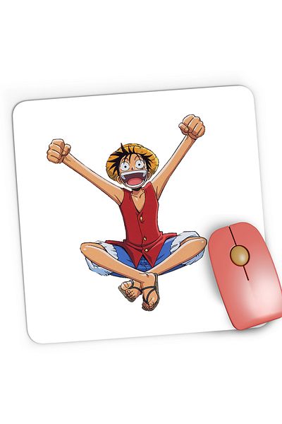 OEM Mousepad Gaming One Piece Luffy Pirat Vagabond Marinar Anime, 21x19 cm