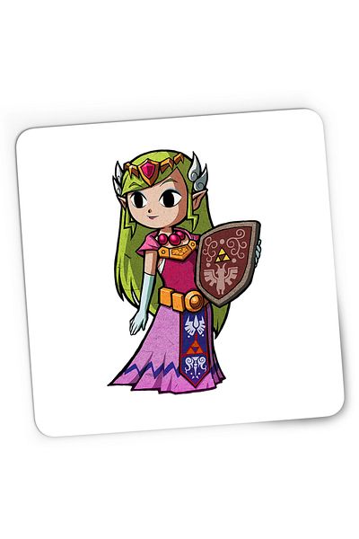 OEM Mousepad Gaming Legend of Zelda Princess Queen Regina, 21x19 cm