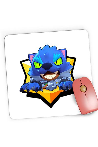 OEM Mousepad Gaming Werewolf Brawl Stars Minecraft, 21x19 cm