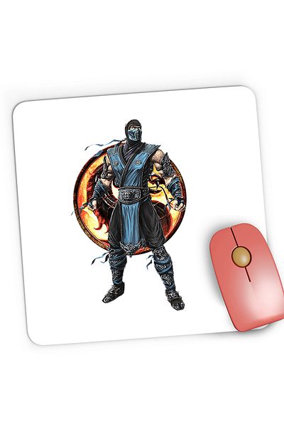 OEM Mousepad Gaming Mortal Kombat Mytologies Sub-Zero Kung Fu Xbox , 21x19 cm