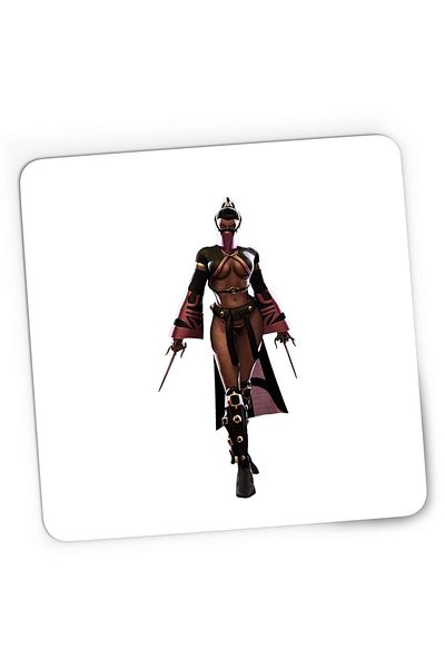 OEM Mousepad Gaming Mortal Kombat Mileena Pumnale Girl Taekwondo, 21x19 cm